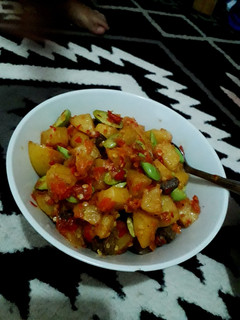 Foto resep Sambel goreng kentang ati pete