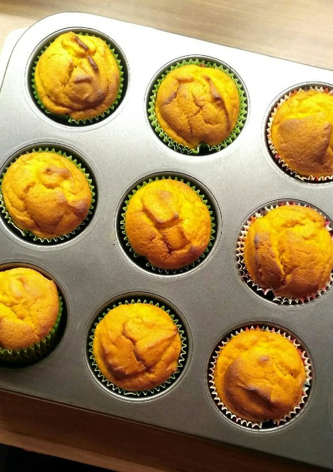 Sütőtökös muffin 🎃 (halloweenre is) recept fotója