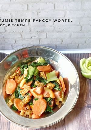 Foto resep Tumis Tempe Pakcoy Wortel