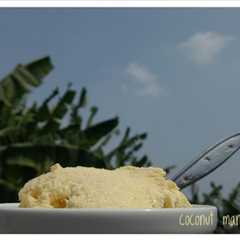 A picture of Coconut Mango Ice Cream.
