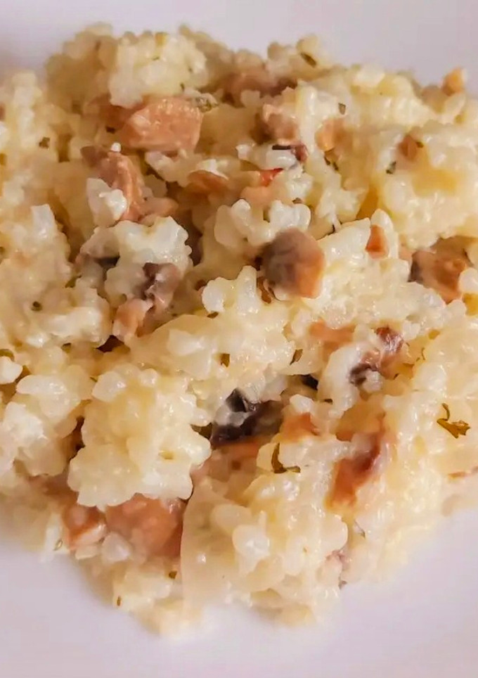 Una foto de Arroz cremoso