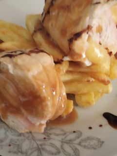 Una foto de Pechugas rellenas