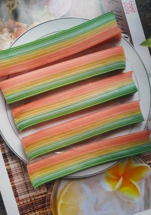 Foto resep Lapis tepung beras 🌈