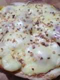 Pizzeta en pan árabe o pan pita