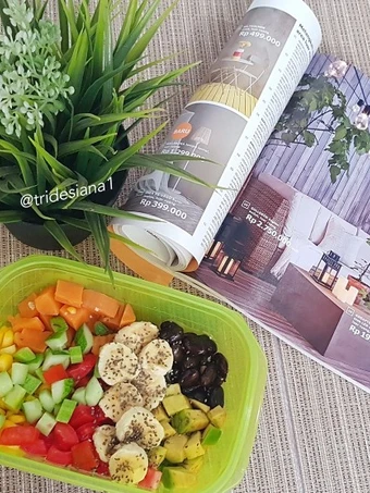 Langkah Mudah untuk Membikin Resep  Healthy salad bean -diet sehat simple cook yang Lezat, Lezat Sekali