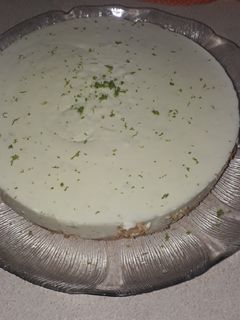 Una foto de Tarta de lima sin horno