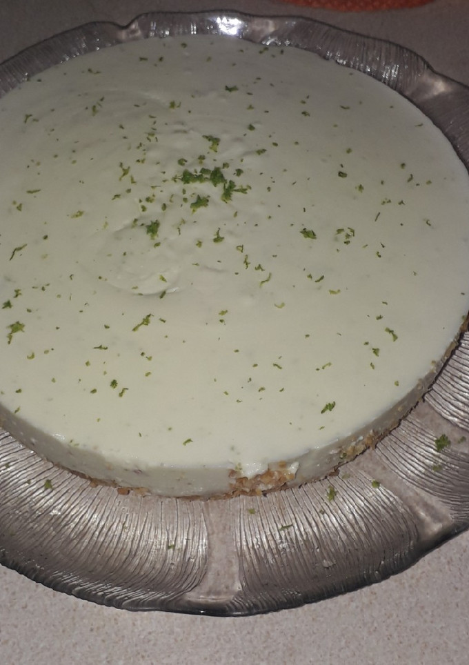 Una foto de Tarta de lima sin horno