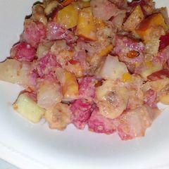 Creamy fruit salad A picture of Creamy fruit salad.