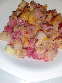 A picture of Creamy fruit salad.