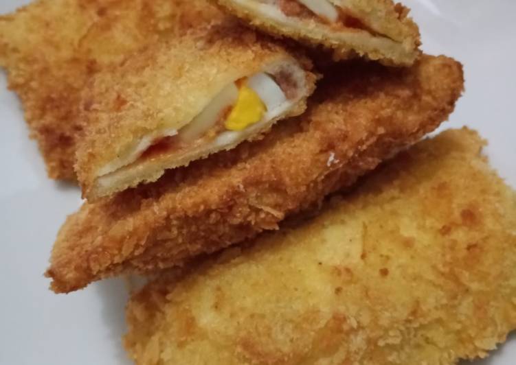 Risoles Mayo (roti tawar)
