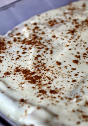 Una foto de Bizcocho de mousse de limón