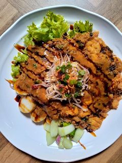 Foto resep Tahu tek tek / Tahu telur lontong