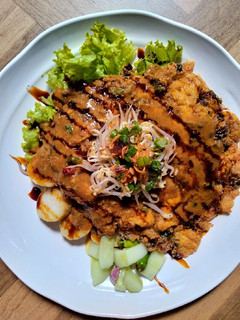 Foto resep Tahu tek tek / Tahu telur lontong