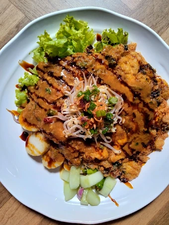 Langkah Gampang Membuat Resep Tahu tek tek / Tahu telur lontong yang Bisa Manjain Lidah Anti Ribet, Lezat