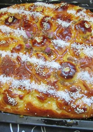 عکسی از دستور نان شیرین رمضان😋