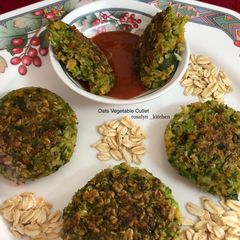 Oats Vegetable Cutlet A picture of Oats Vegetable Cutlet.