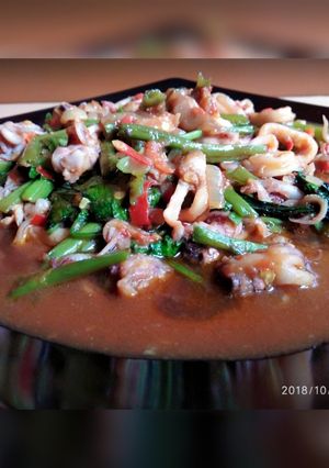 Foto resep Kangkung Seafood