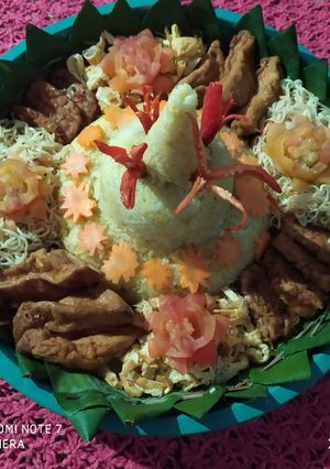Foto resep Nasi kuning tumpeng magic com