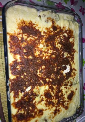 صورة لوصفة قوارب الكوسا بالبشاميل