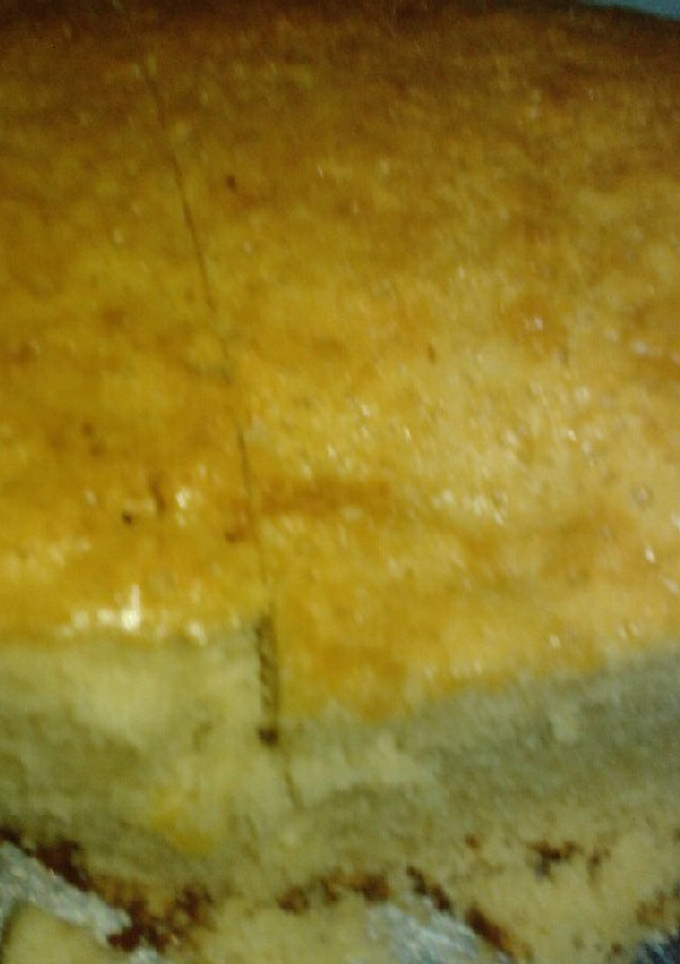 Una foto de Bizcochuelo sabor combinado vainilla con limón