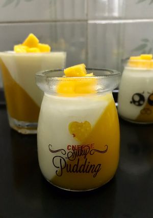 Hình của món Panna Cotta Xoài.