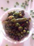 Green peas chatpata