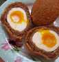 Cara Sederhana Membikin Resep  Scotch Egg 3 bahan saja! (daging giling bumbu isi telur) yang Lezat, Bisa Manjain Lidah