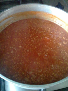 Una foto de Salsa boloñesa rápida