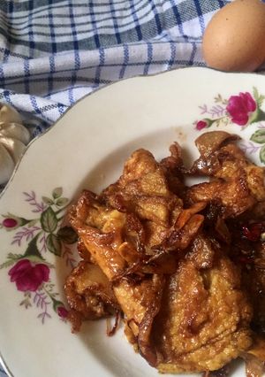 Foto resep Telur Bakso Dadar Bumbu Kecap