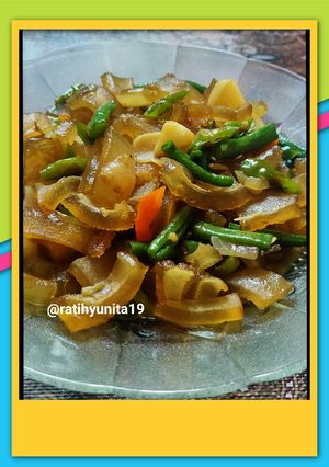 Foto resep Oseng kikil cabe ijo