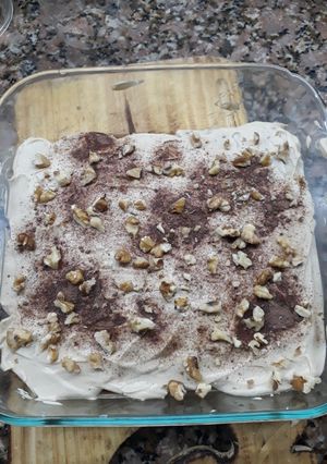 Una foto de Postre borracho con vainillas