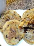 Date-Stuffed Flatbread with Sesame Seeds
