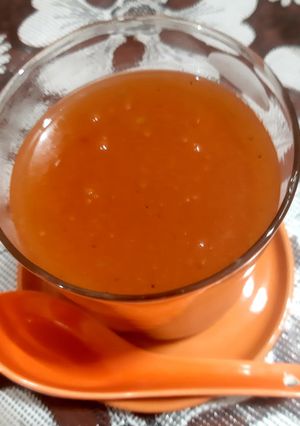 A picture of Tomato soup.