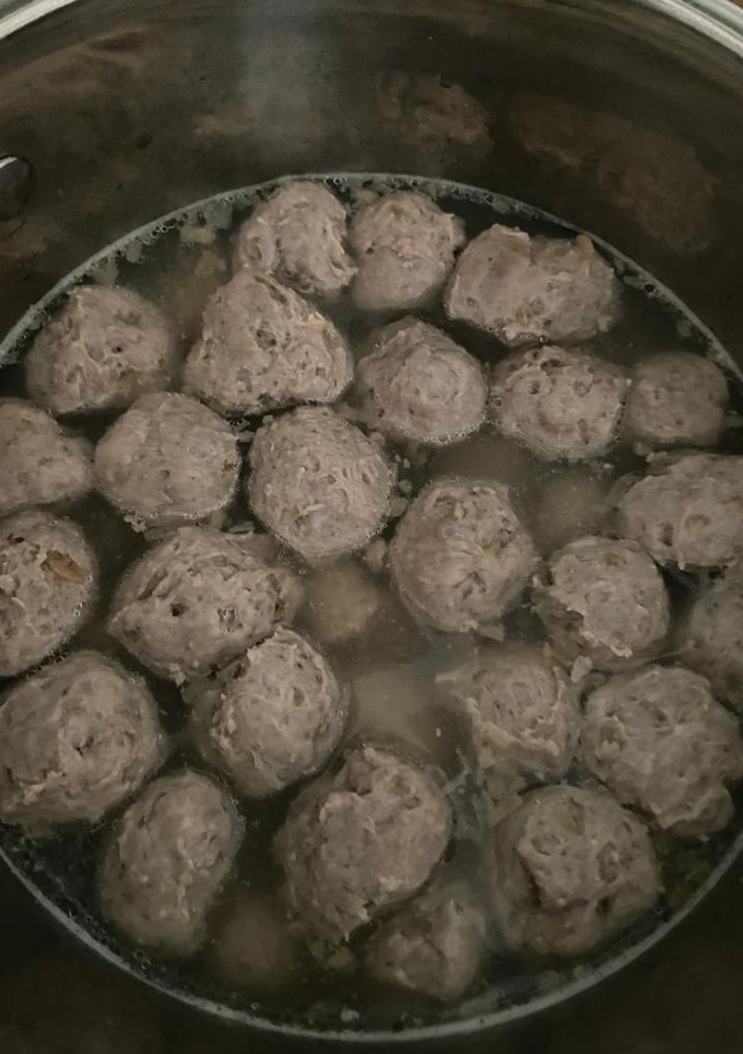 Foto resep Pentol bakso tanpa tapioka