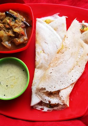 মশালা ধোসা(Masala Dosa Recipe in Bengali) রেসিপির প্রধান ছবি