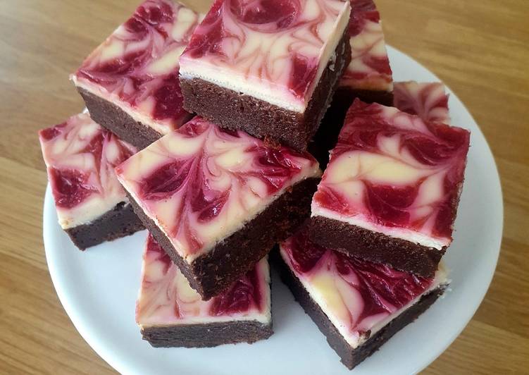 Easiest Way to Prepare Super Quick Homemade Raspberry Cheesecake Brownies