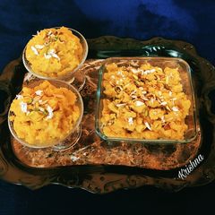 A picture of Moong Dal Halwa.