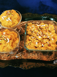 A picture of Moong Dal Halwa.