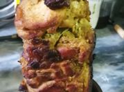 A picture of baked chicken legs
