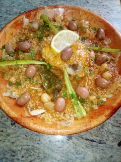 صورة لوصفة دشيشة (شوربة) فريك