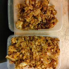 A picture of Cauliflower curry for pre-made dishes.