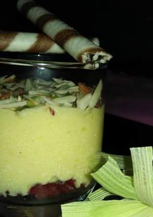 A picture of Corn pista rabri.