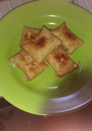 A picture of Martabak telur kulit pangsit.