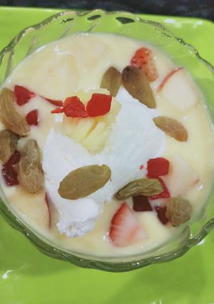 A picture of Ice cream custard.