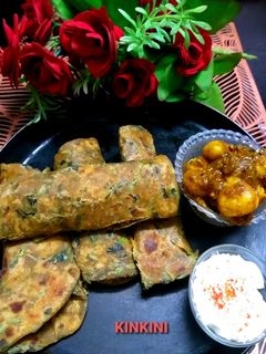 মেথি পরোটা (methi paratha recipe in bengali) রেসিপির প্রধান ছবি