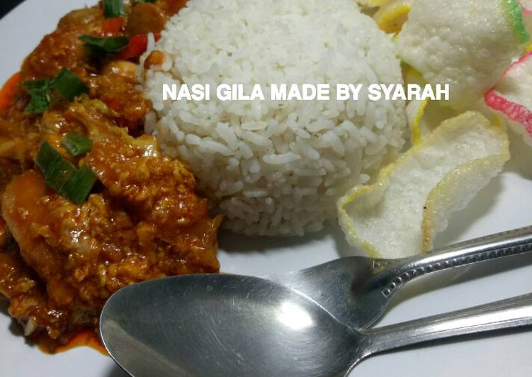 Resep 34. Nasi gila Anti Gagal