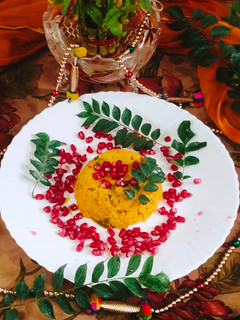 A picture of Suji Upma/vegetable Uppittu /Rava Upma.