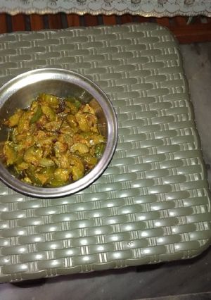 A picture of Cucumber ki sabji.