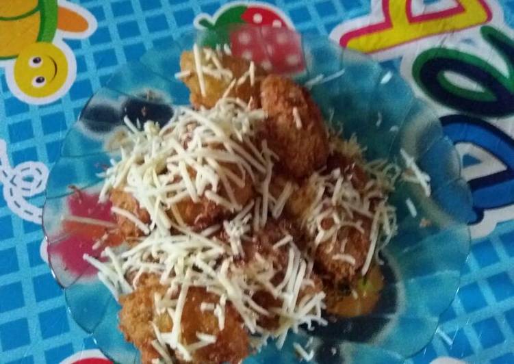 Pisang goreng crispy keju coklat cadbury ala jamilee