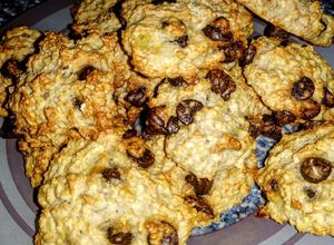Foto principal de Galletas de plátano y copos de avena